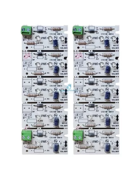 Urmet 1121/210l teclado latón 1121l 10 botones 2 archivos de audio